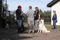 Carwyn bei der Begr&uuml;&szlig;ung