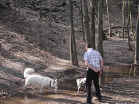 Coralie beim Trinken