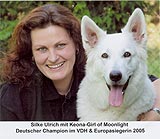 Silke Ulrich mit Zuchth&uuml;ndin Keona